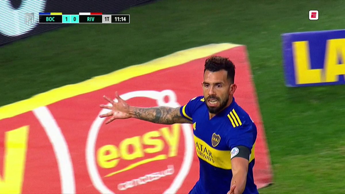 Ese mismo dia Tevez metio su ultimo gol a River