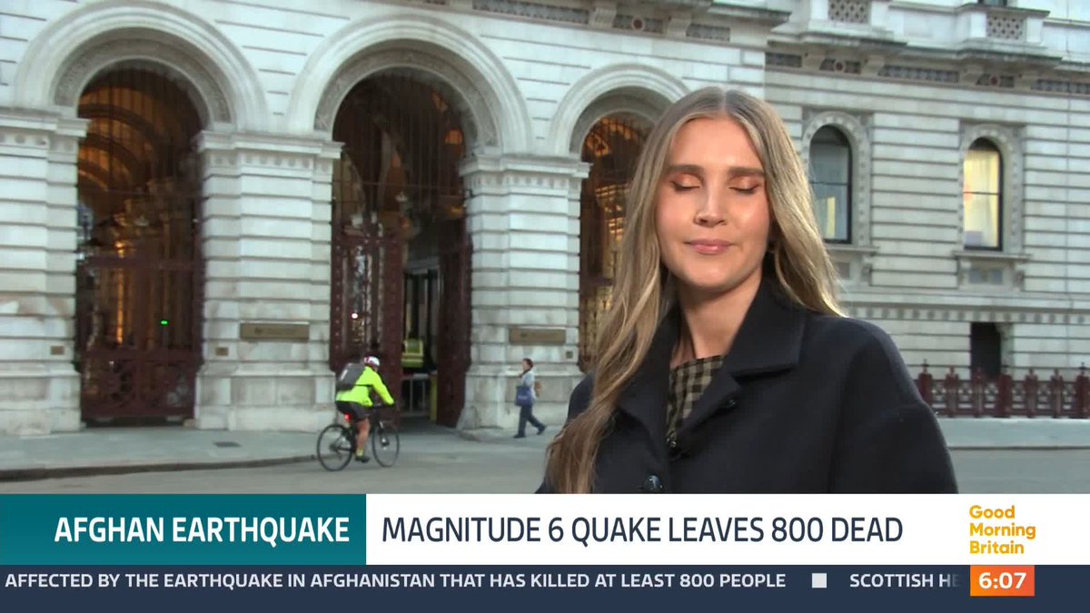 The Foreign Office has announced emergency funding to support families affected by the Afghan earthquake. David Lammy described the natural disaster in the Kunar province as "truly tragic". At least 800 people have been killed. Polly Bartlett reports from the Foreign Office.