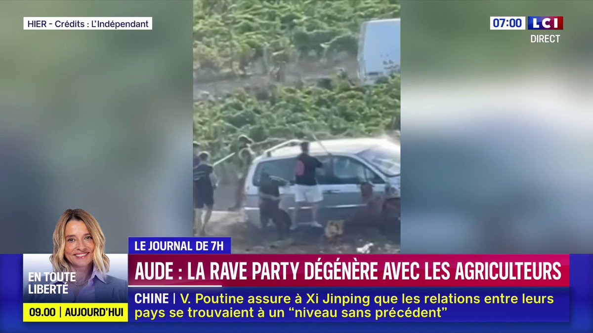 Aude : de violents affrontements entre viticulteurs et participants de la rave-party