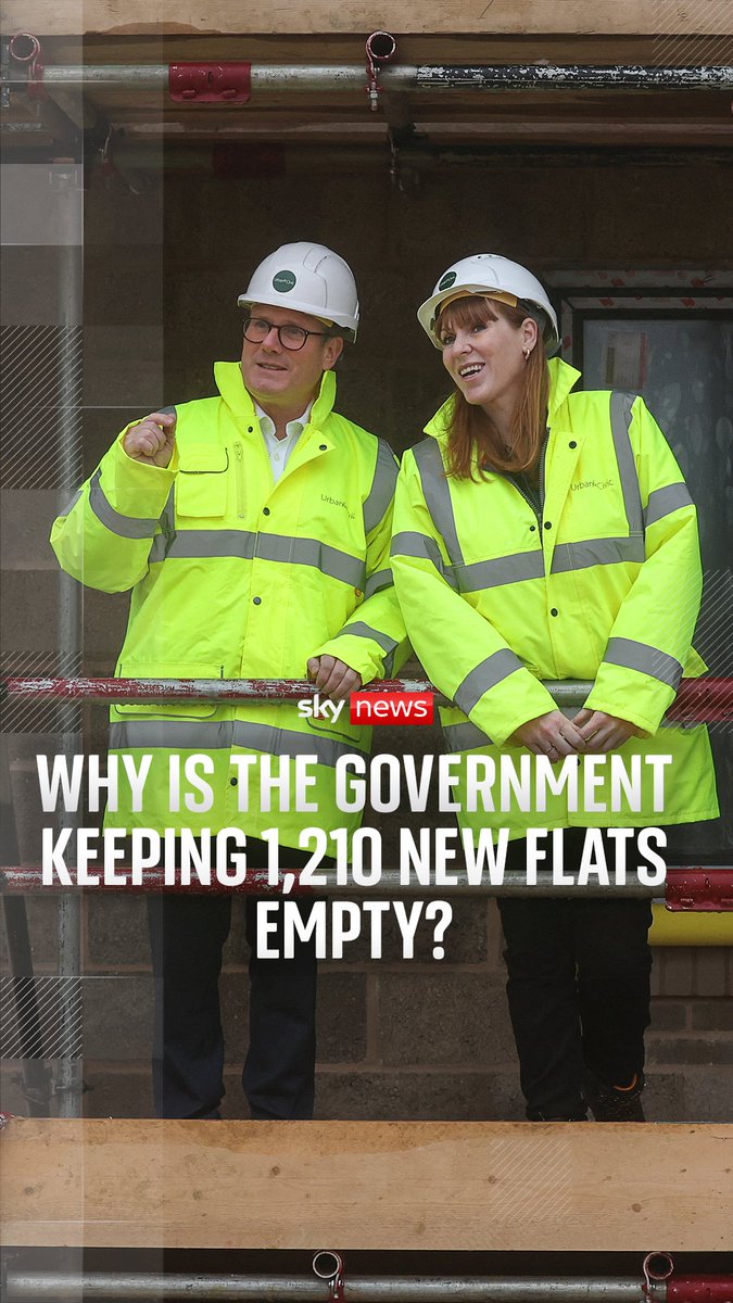 Why has an arm of the government kept hundreds of new flats empty - and stopped 35,000 more from starting construction? Deputy political editor Sam Coates Sky reports.