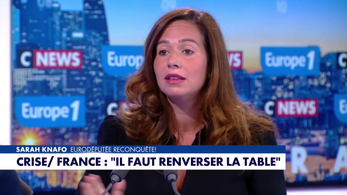 "L'union des droites est la seule solution" selon Sarah Knafo #LaGrandeITW #Europe1