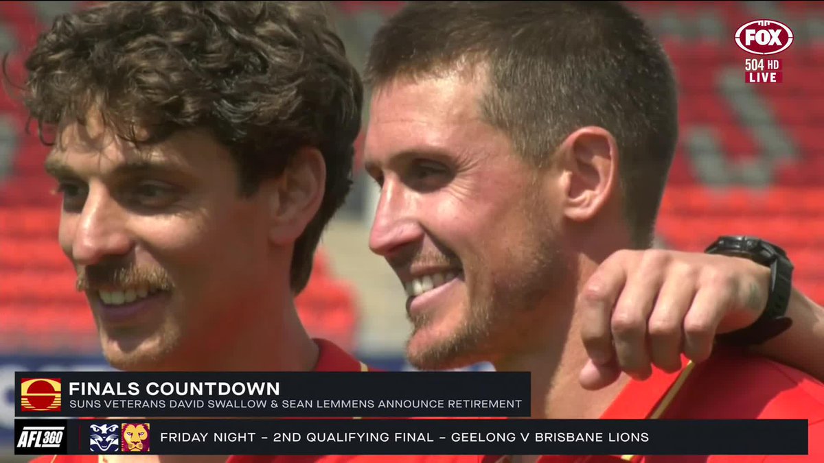 EXCLUSIVE! Damien Hardwick announces on AFL360 that David Swallow WILL PLAY in the Gold Coast Suns first ever final. 📺 Watch #AFL360 on Ch. 504 or stream via Kayo Sports: