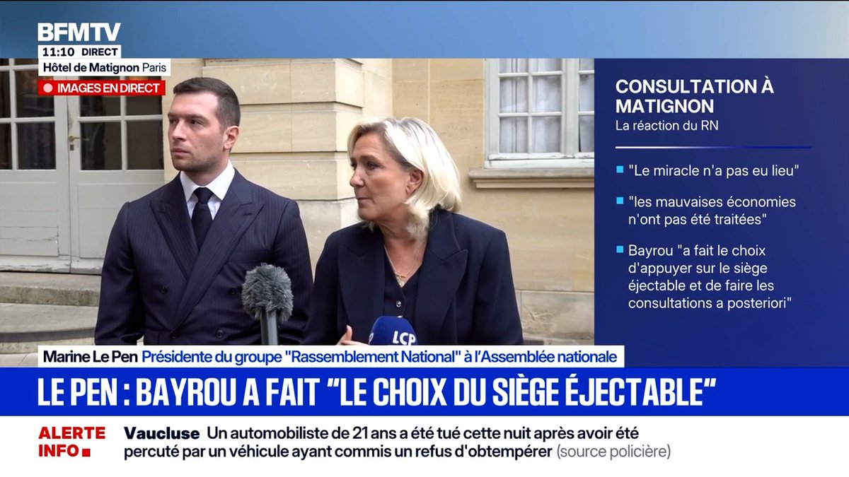 On ne peut pas faire le constat de la situation terrible des finances de l'État, et en même temps, ne pas prendre des mesures qui soient à la fois justes et nécessaires pour y répondre. Est-ce qu'on a confiance, ou pas, dans ce gouvernement ? La réponse est simple : non.