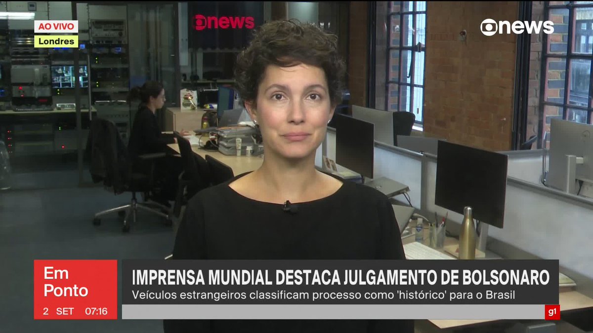 Imprensa mundial destaca julgamento de Bolsonaro; veículos classificam processo como "histórico" para o Brasil. #GloboNewsEmPonto ➡ Assista na #GloboNews: