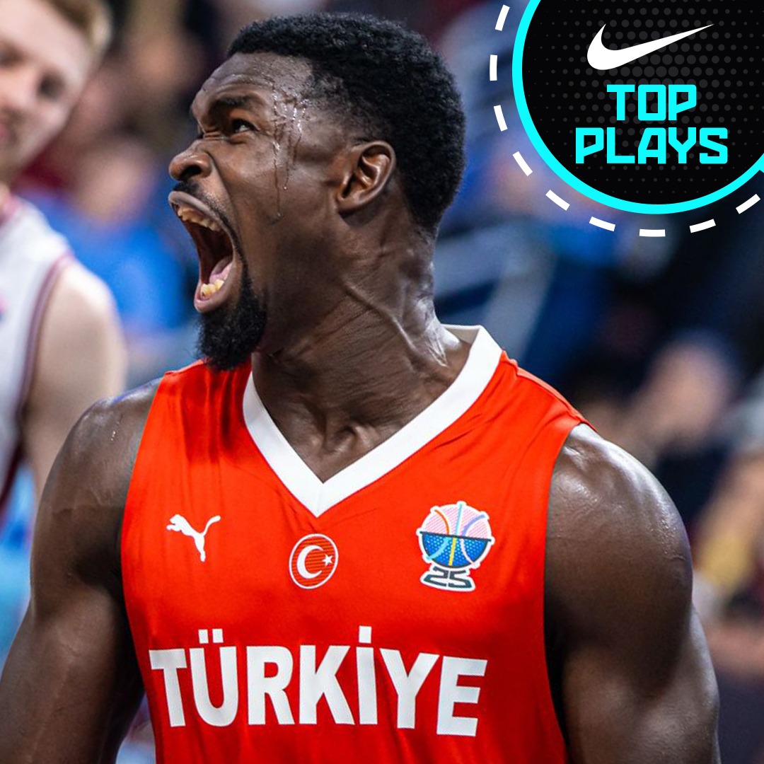 #EuroBasket2025'te dün damga vuran 10 hareketi izliyoruz. 👀 Listeye 12 Dev Adam mührü vurulmuştur. 📃🇹🇷