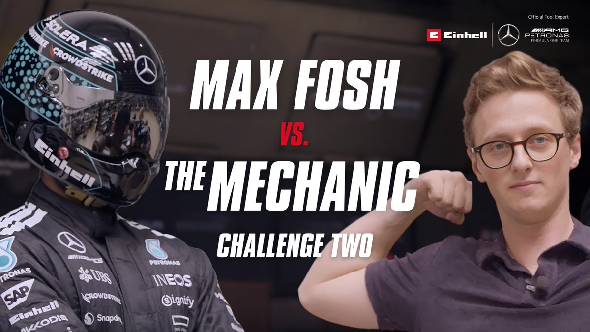 How quickly could you fix an engine cover to a car? 😅 Max Fosh goes head-to-head with The Mechanic in Challenge 2 utilising Einhell tools!