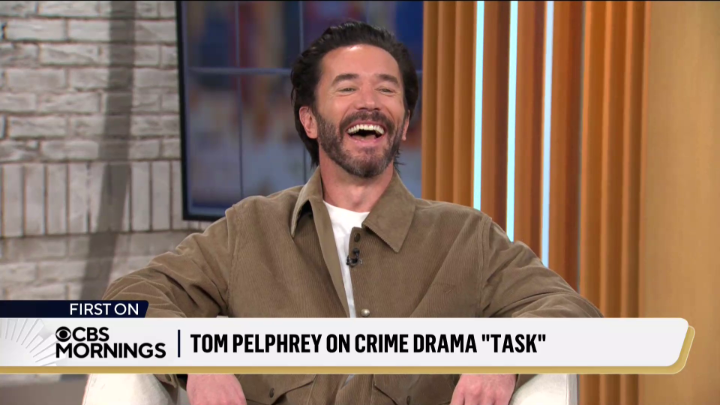 Being from New Jersey, Tom Pelphrey had an upper hand when tackling the Delco accent for his latest role in the new HBO series, “Task.” The Emmy Award winner shares why he’s giving credit to his fiancée Kaley Cuoco and why his character isn’t so different from co-star Mark Ruffalo’s.