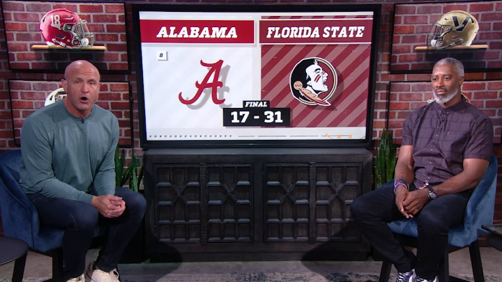 “That felt like it was gone in this game and if it is, I fear for what this season might be for Alabama.” Cole Cubelic and Roman Harper discuss Bama's style of play vs. FSU 👀