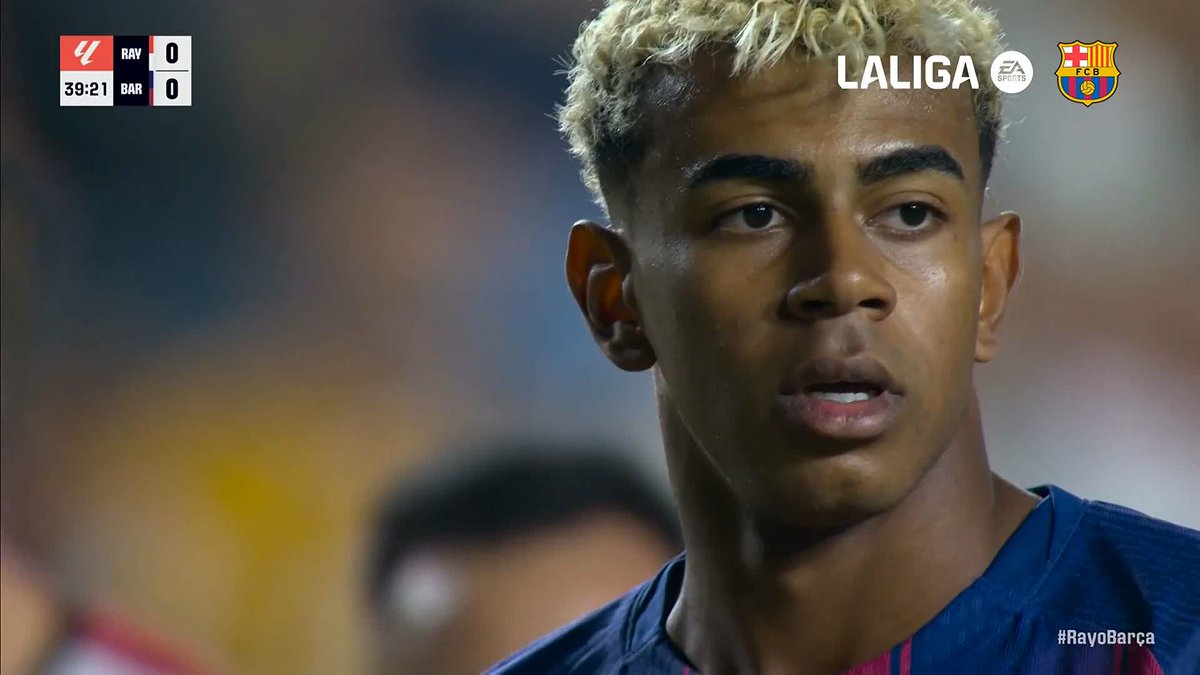 Lamine Yamal. 🎯 #LaLigaHighlights