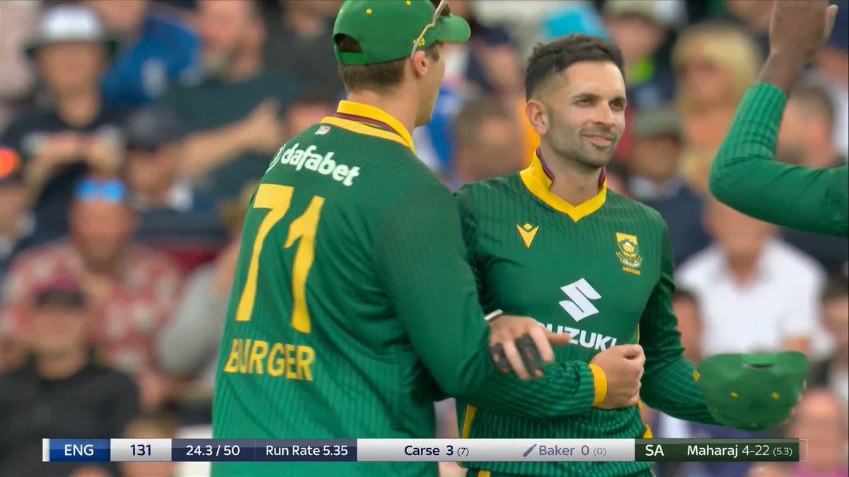 England are ALL OUT for 131 at Headingley in 24.3 overs 💥