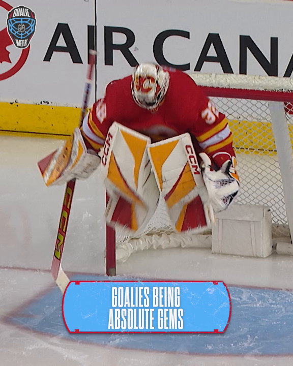 This is why goalies get their own week. ๐ #NHLGoalieWeek