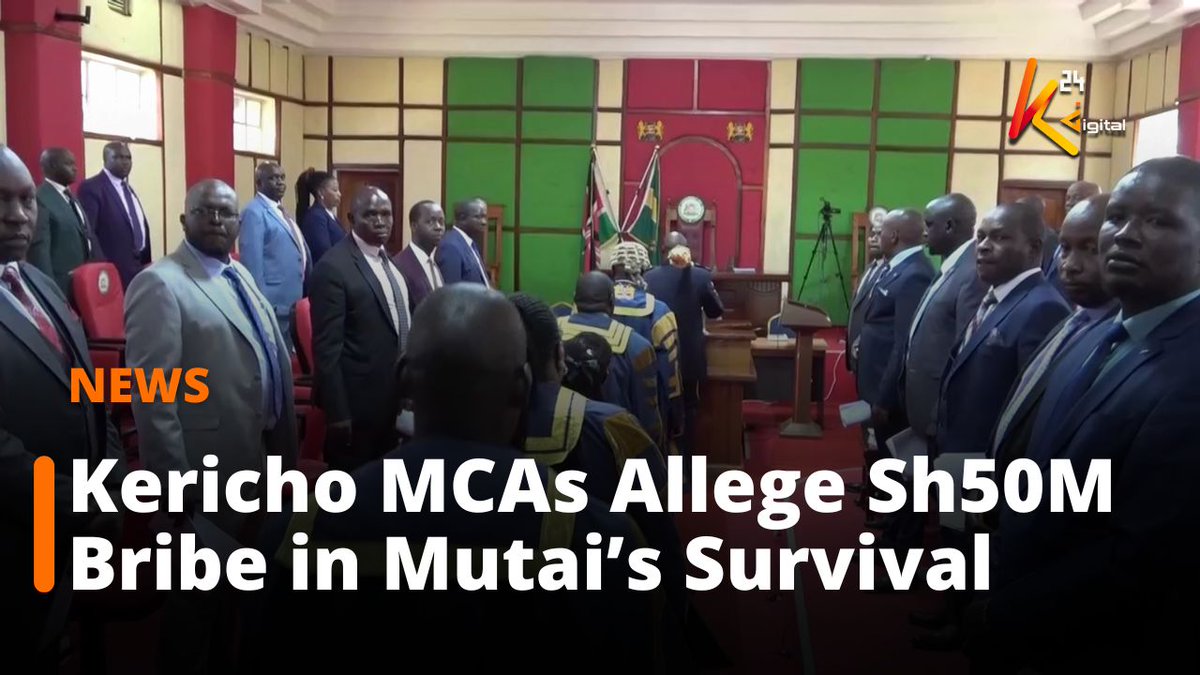 Kericho MCAs Allege Senators Took Sh50M Bribe to Save Governor Mutai