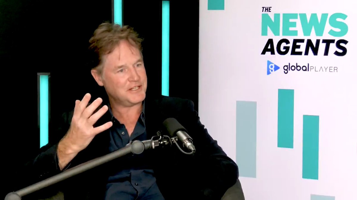 "Did it cost you your job?” “No, I left!” “Are you sure?” “That’s a really weird question… I chose to leave.” Nick Clegg denies that he was fired from Meta after Trump - whose account he had suspended - returned to the White House. emily m