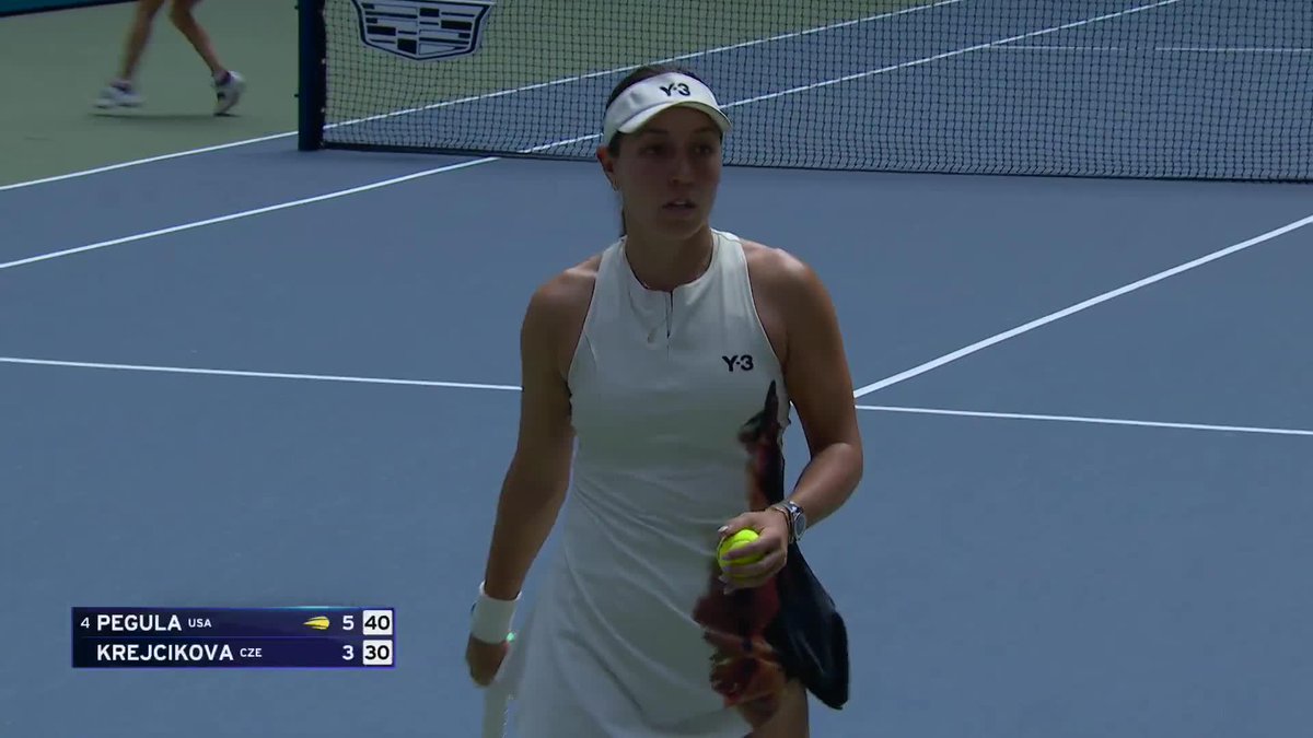 That Jessica Pegula cross-court forehand to set up set point 😍