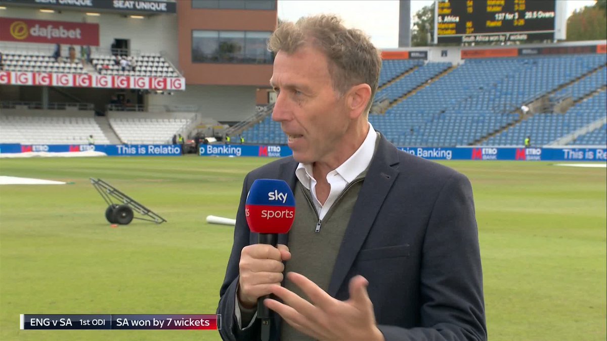 "England have got to get switched on to 50 over and international cricket quickly!" Michael Atherton reacts to England's dismal display in their heavy defeat to South Africa 🗣️