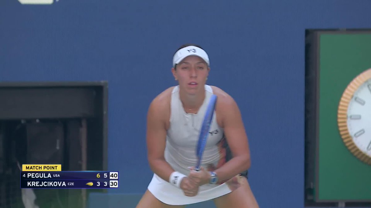Title chase is 🔛 Last year’s runner-up Pegula takes down Krejcikova in straights!