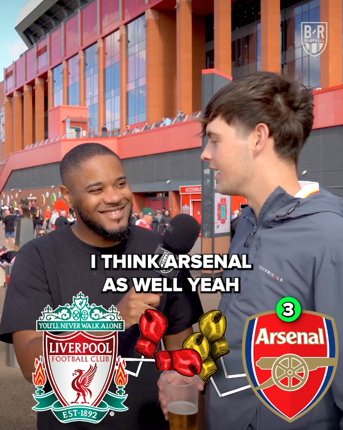 Liverpool fans still see Arsenal as the biggest challengers to the Premier League throne ⚔️ (w/ Miles 🫰🏾🇬🇭)