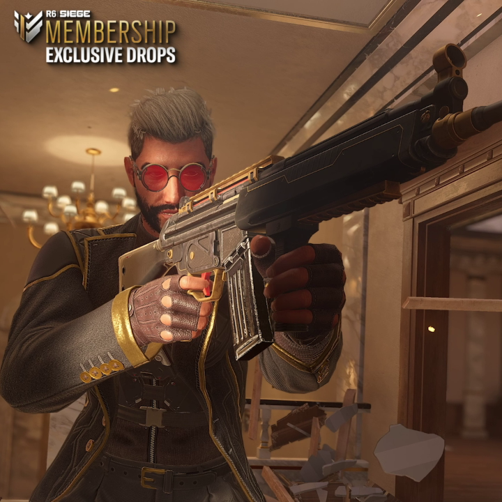 Have a look at upcoming Membership drops! 👀 Get Operation High Stakes Premium Battle Pass, member-exclusive skins and more! #siegeX #membership