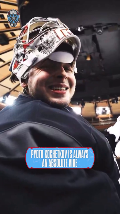 Pyotr "Poke-check-ov" 🌀 #NHLGoalieWeek