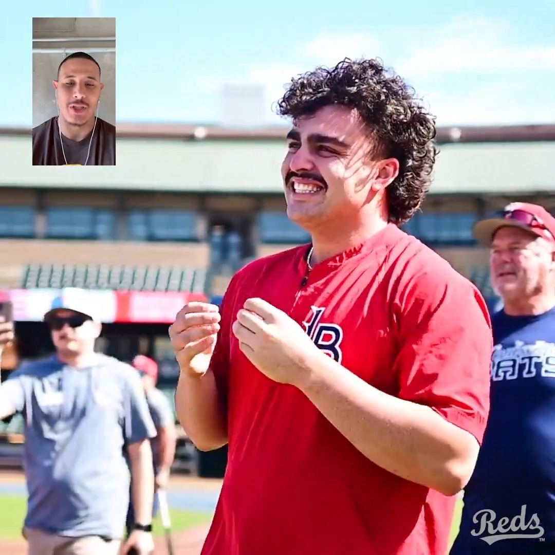 One of Sal Stewart's best friends, Manny Machado, recorded a video congratulating Sal on his call up ❤️