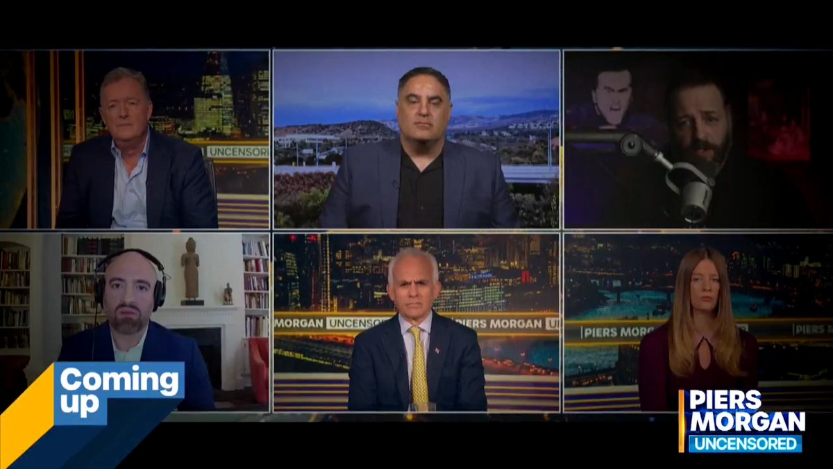 "Everybody on this side of the pond is looking in absolute horror at the state of free speech in the UK!" Piers Morgan Uncensored is back with a BANG! Watch Piers Morgan, Cenk Uygur, Andrew Wilson, Ava-Santina, Ben Habib and Mike Benz now👇 📺
