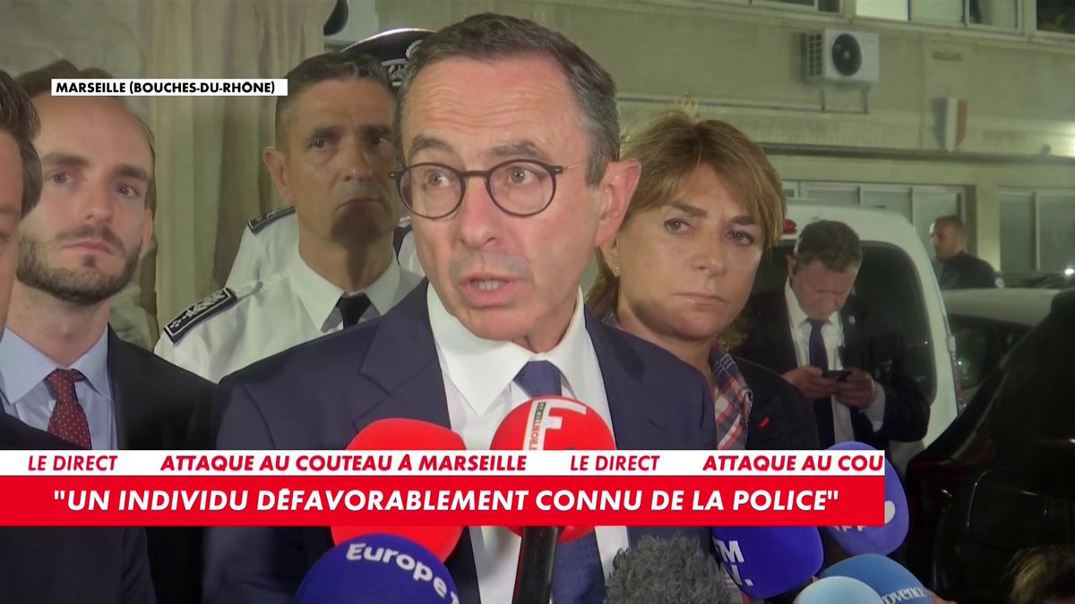 «On doit faire très attention à ceux qu’on accueille sur le territoire», a asséné Bruno Retailleau, après l’attaque au couteau à Marseille perpétrée par un individu d’origine tunisienne, présent légalement sur le territoire français.