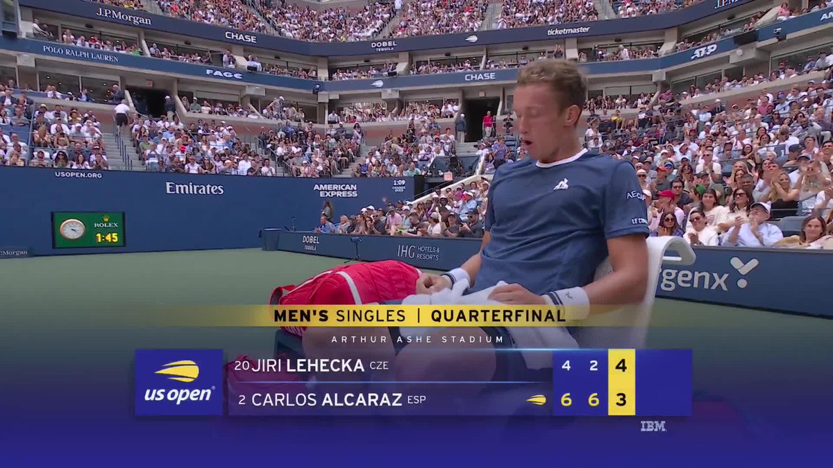 Jiri Lehecka upping the intensity in the third set!