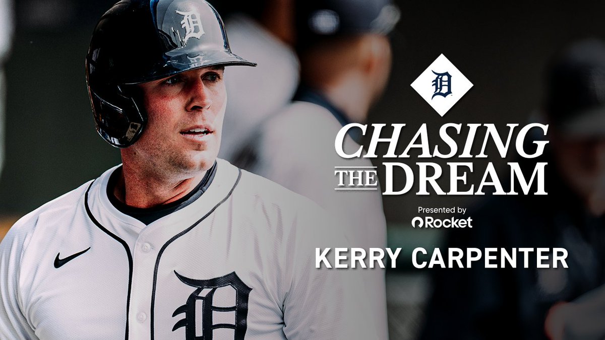 "It was amazing to come into this park and realize this is what the dream was and the dream had come true. The fans really make me feel at home here in Detroit." -Kerry Carpenter Chasing the Dream, presented by Rocket.