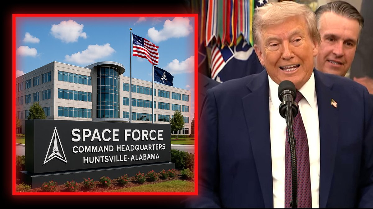 BREAKING VIDEO: President Trump Announces That Space Command HQ Will Move To Huntsville, Alabama! He Holds This Press Conference In The Face Of False Claims That He’s Dead Or Sick! Alex Jones Was Right Again!