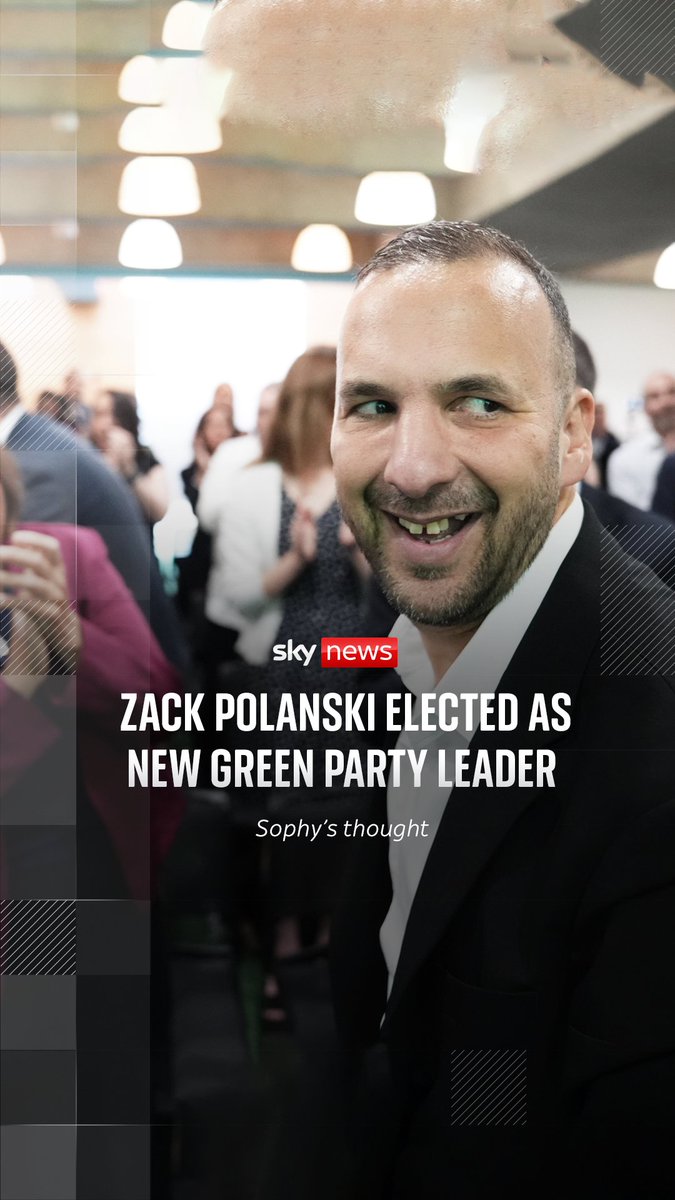 Zack Polanski won the Green Party leadership vote on a platform of 'eco-populism', which he believes will allow the Greens to take on Labour and Reform UK. Here's what Sophy Ridge thinks ⬇️