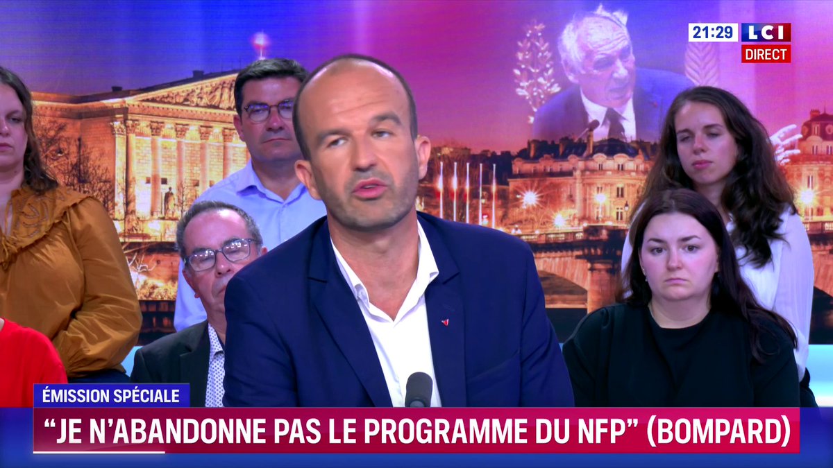 🔴 Manuel Bompard (Manuel Bompard), invité de LCI : 🗣️ "Bloquons tout" le 10 septembre : "C'est la seule solution pour réussir à changer les choses (...) J'encourage tout le monde à faire la grève. C'est ce qui permettra d'obtenir les résultats le plus rapidement possible."