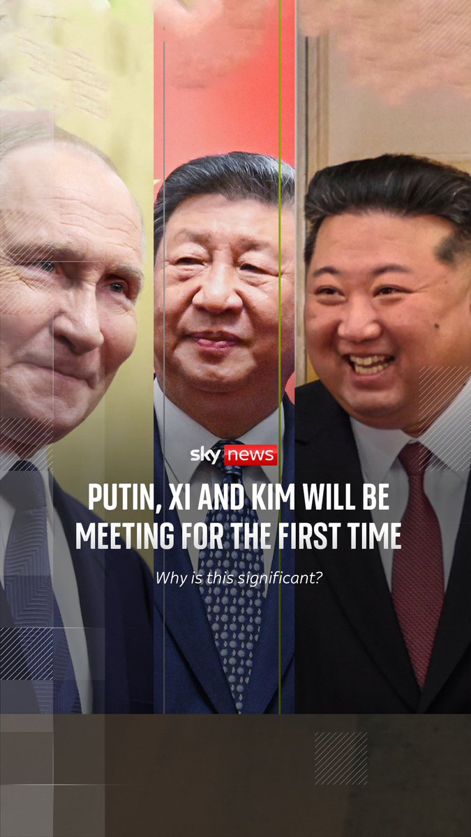 Xi Jinping is hosting Vladimir Putin and Kim Jong Un in Beijing for the first time, alongside other international leaders, as the West watches on. Security and Defence analyst Michael Clarke explains the relationship between the three world leaders ⬇️🌍