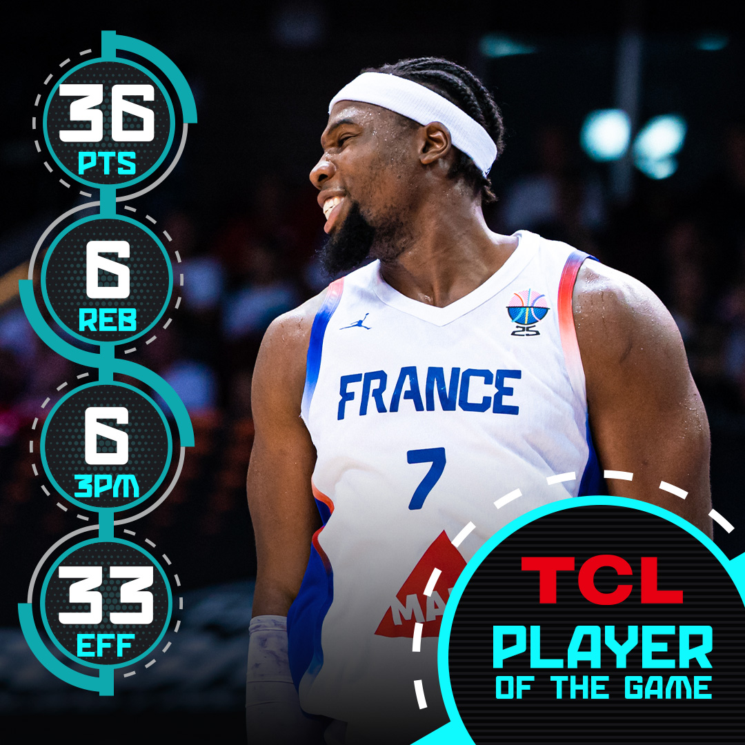 GUERSCHON IS INSANE 😤 A massive 🇫🇷 career-high from the BIG MAN 💥 #EuroBasket x Équipes de France de Basket