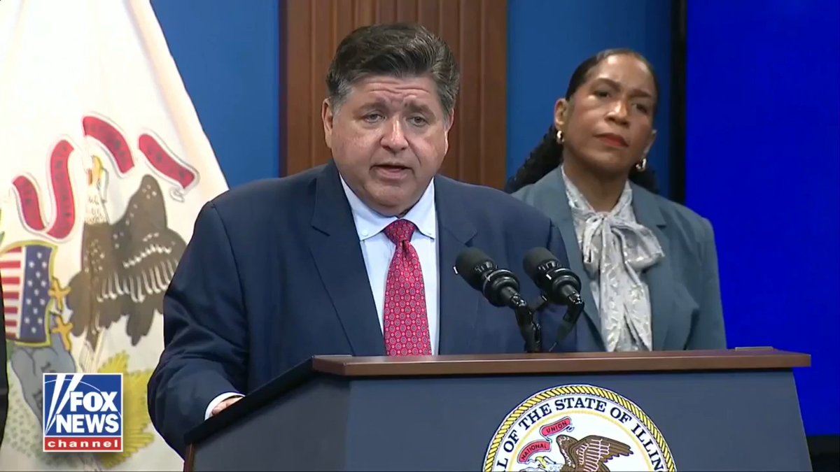 Gov. Pritzker: “Does anybody in this room walk around with citizenship papers? I mean really, none of us have citizenship papers on us."