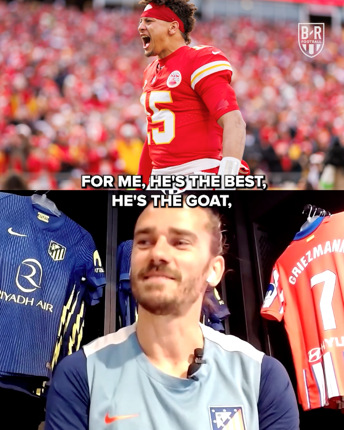 Antoine Griezmann loves the NFL—especially the Chiefs and Patrick Mahomes 🏈 Atlético de Madrid