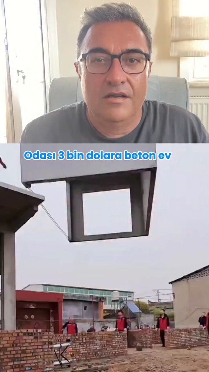 Odası 3 bin dolara depreme dayanıklı beton evler inşaat sektörünü bitirecek.. Usta yok şantiye derdi yok!
