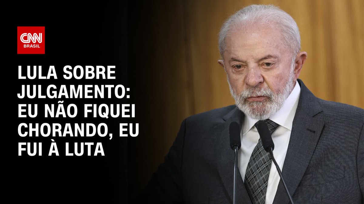 Lula sobre julgamento: Eu não fiquei chorando, eu fui à luta; assista #CNNARENA