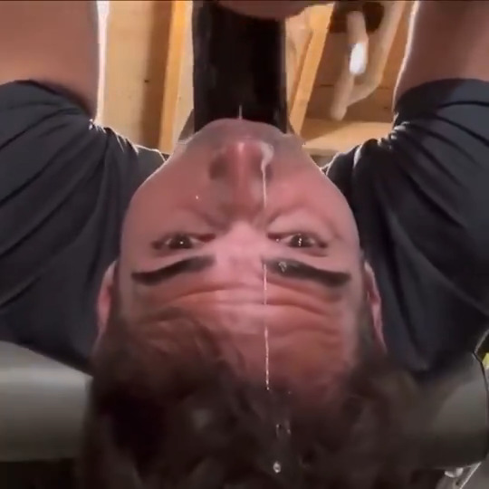 When no #DomTop wanted to use its #cuntThroat to play a game of #gagthefag, the #submissive top decided to promote its #DeepThroat skillz by gagging its #pussy with a #BBC made of rubber. Would u do this, if u were #caged and #horny enough?