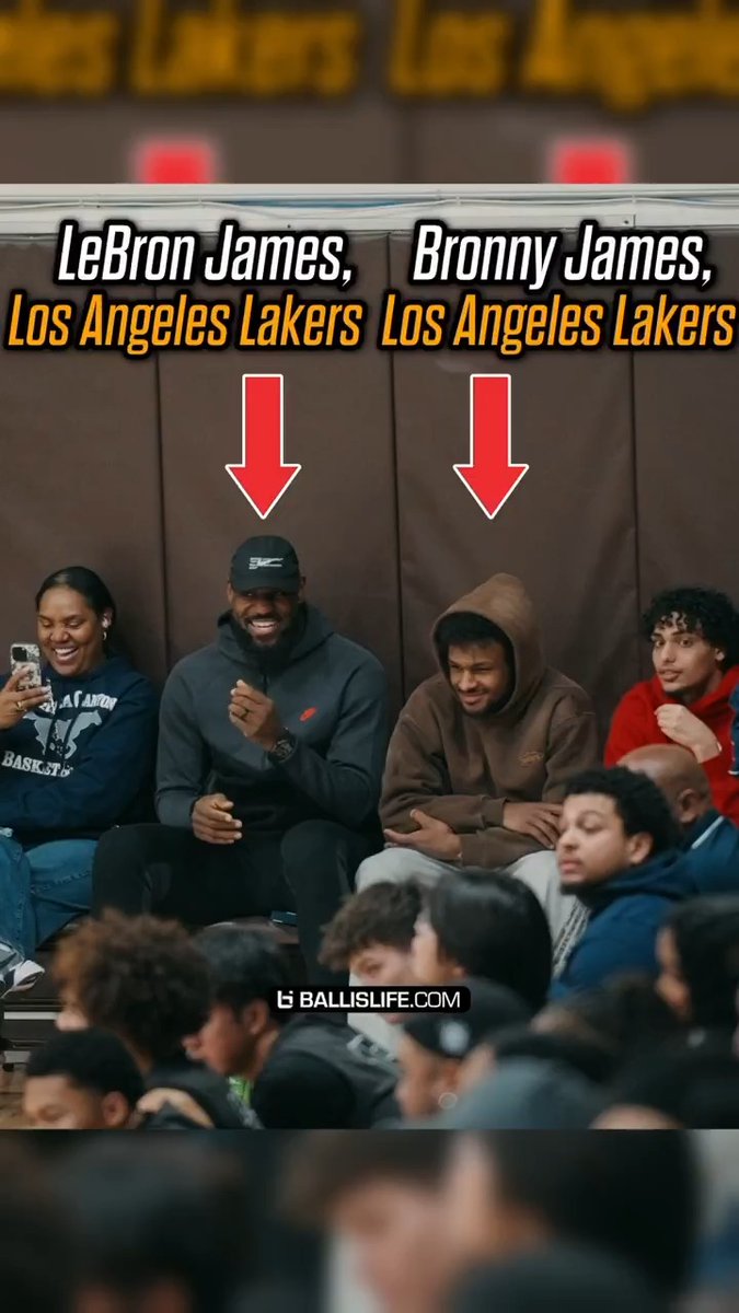 This high school was game was filled with NBA DNA 🧬🔥 Will NBA sons take over the league in the near future??