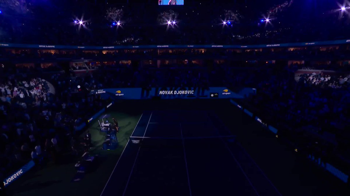 And. Here. We. Go. It's Djokovic 🆚 Fritz for a semifinal spot.
