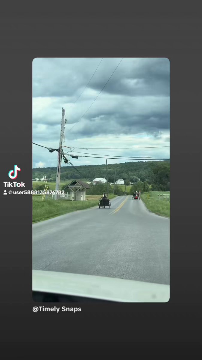 I wouldn’t mind living with the great Amish people. This is in Pennsylvania, a well-known Amish community. Their lifestyle is amazing. Look at how beautiful and peaceful it is. ❤️