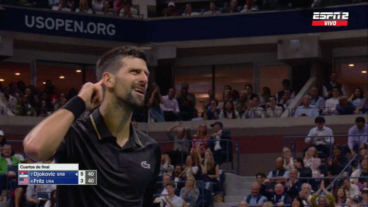 Novak Djokovic 🇷🇸 tiene 38 años. Reiteramos: 38 años.