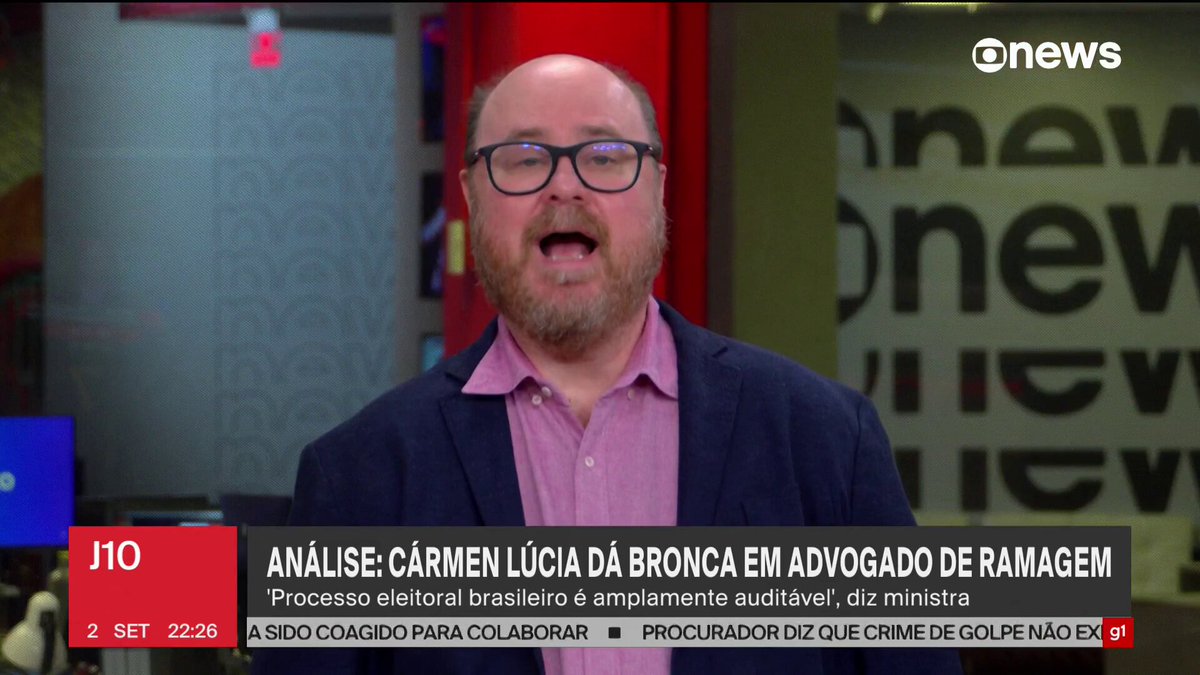 "Acho que ela ficou nervosa não só como uma professora com seu aluno que foi mal na prova. Não saber a diferença entre o voto impresso e o voto auditável, para um advogado numa audiência do Supremo Tribunal Federal, é muito feio. Mas não é só isso. Não saber essa diferença tem a ver não só com erro técnico. Tem a ver com uma visão distorcida da democracia", analisa Fernando Abrucio sobre a ministra Cármen Lúcia ter rebatido advogado de Ramagem sobre diferença entre voto auditável e impresso. ➡️ Assista ao #J10 na #GloboNews:
