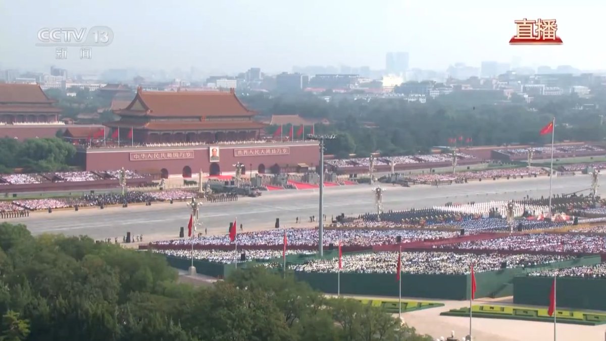 Chinese President Xi Jinping on Wednesday addressed a grand gathering in Beijing's Tian'anmen Square to commemorate the 80th anniversary of the victory in the Chinese People's War of Resistance against Japanese Aggression and the World Anti-Fascist War: Xinhua (Video: CCTV) #VDay