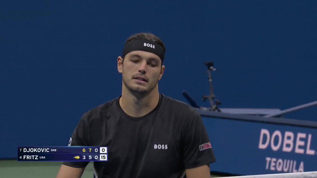 Fritz gets the slam and wants the crowd early in the third.