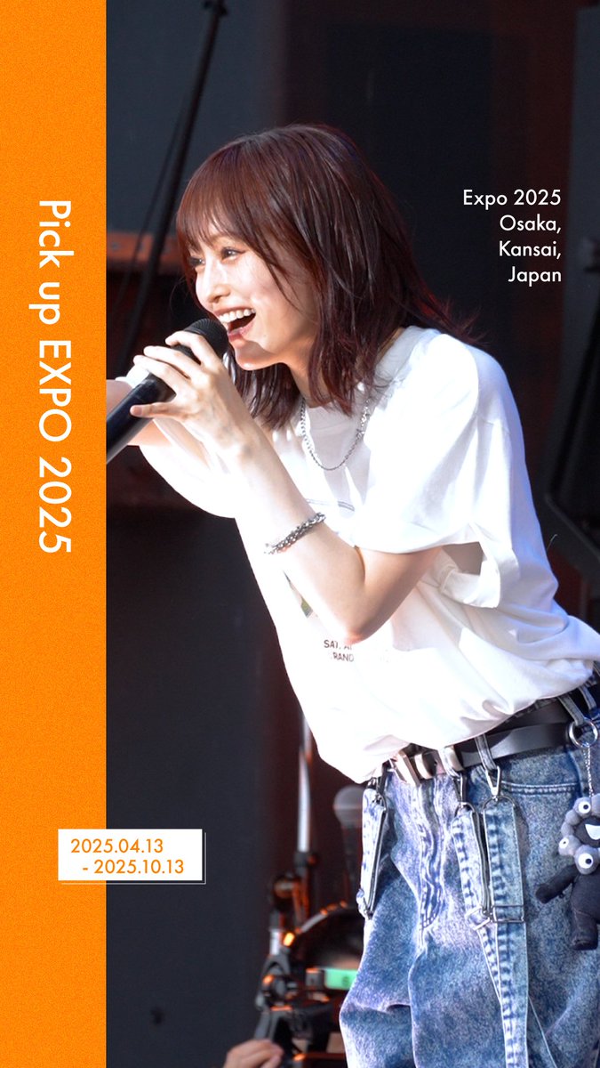 ◤Pick up #EXPO2025 ◢ #大阪・関西万博 での出来事をご紹介📸✨ 📍いのちミュージックフェス EXPO アリーナ「Matsuri」にて🎉 1日目の会場はみなさんの声援と一体感で包まれていました💫 ※2日目を楽しみにしていただいていたみなさんには、強風により中止となりましたことをお詫び申し上げます。