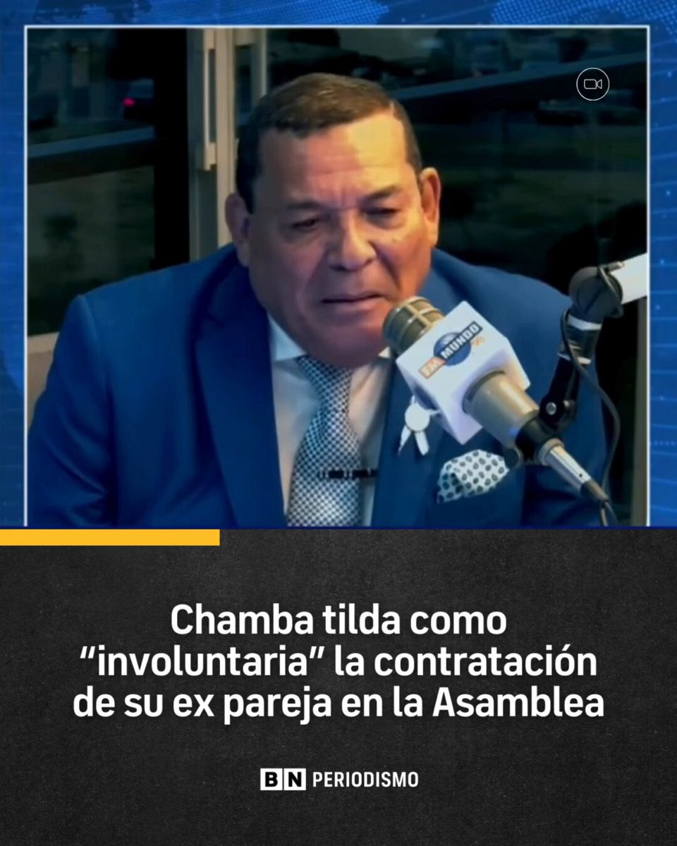 Jorge Chamba, asambleísta de ADN, afirmó que la contratación de su ex pareja como su asesora en la Asamblea Nacional fue un tema "involuntario". Chamba aceptó que la contratación de Lindsy Macías no fue ética. Sin embargo, el legislador mencionó que es un tema ínfimo y con tintes políticos. Vídeo: FM Mundo