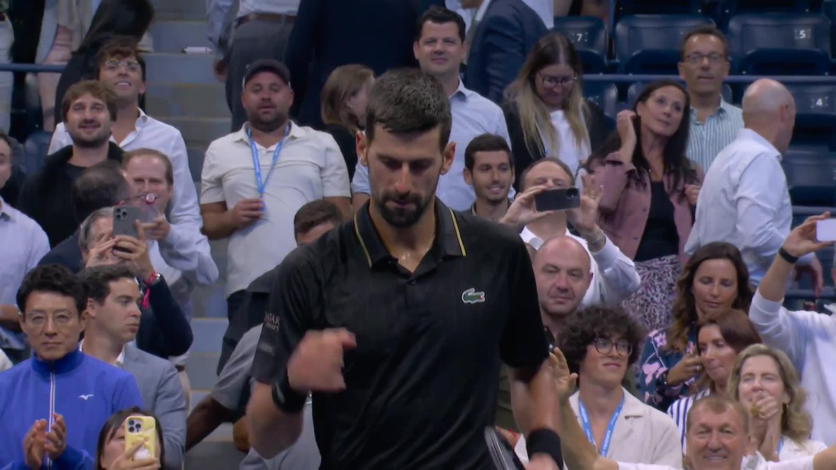 Novak Djokovic is dancing into the semifinals of the US Open.