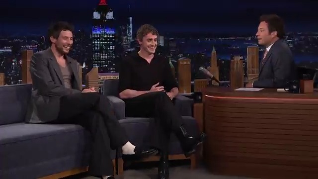Josh O’Connor and Paul Mescal talk about meeting each other for the first time. (Source: The Tonight Show)