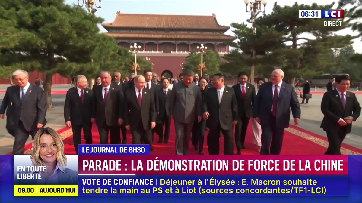 Grande parade militaire à Pékin : la démonstration de force de la Chine